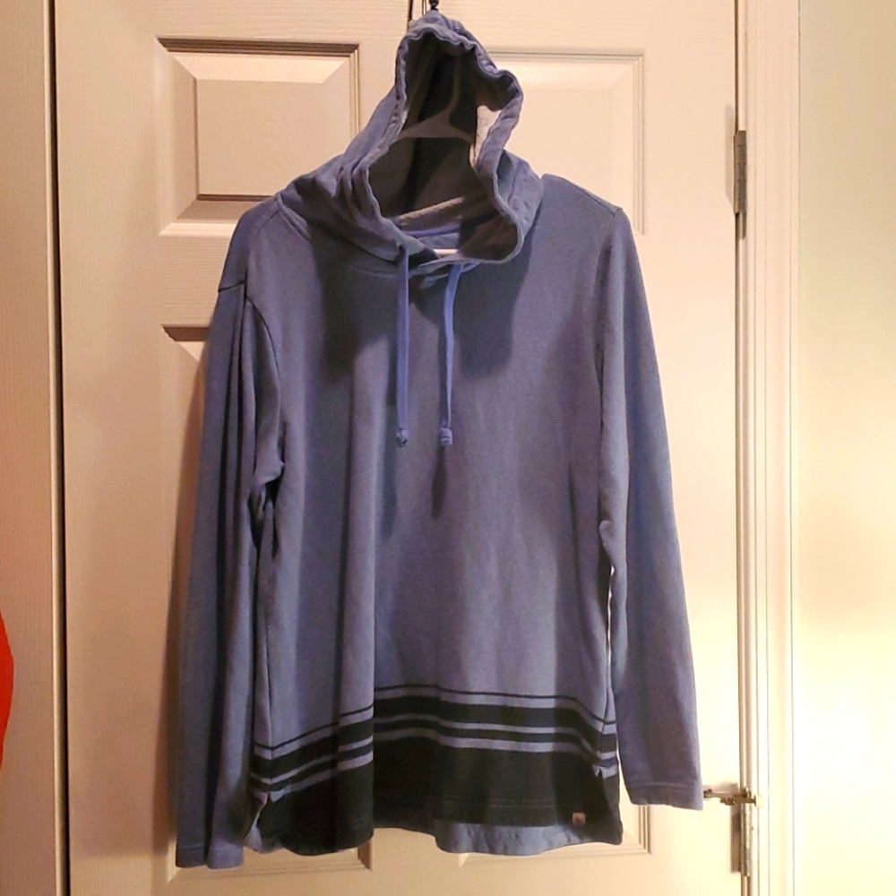 Eddie Bauer blue hoodie, Large
